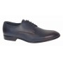 Pantofi barbati eleganti din piele naturala texturata bleumarin – Eleganta si rafinament 346ABLM